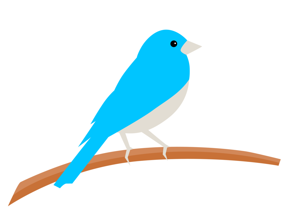 Cute Blue Bird Cartoon Stock Illustration - Download Image Now