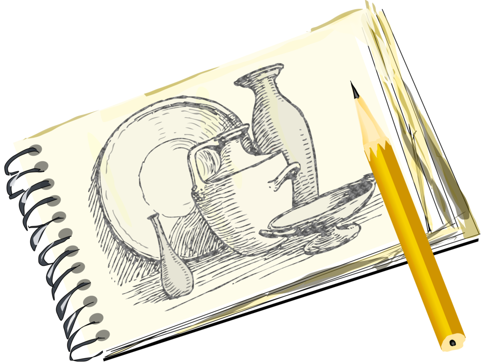 Sketchbook Is Placed Stock Clipart | Royalty-Free | FreeImages - Clip ...