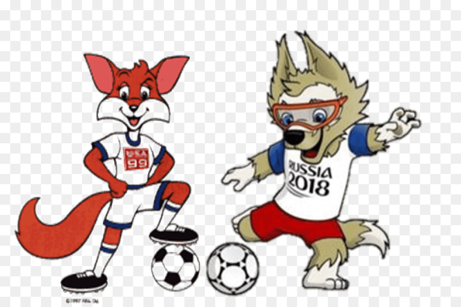 FIFA World Cup Mascots: USA 1999 Fox & Russia 2018 Wolf
