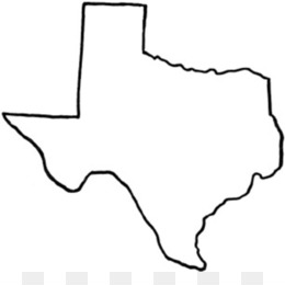 Simple black outline of the state of Texas on a white background.