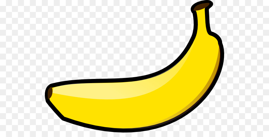 Banana Illustration - Free PNG Clipart for Educational and Design Use