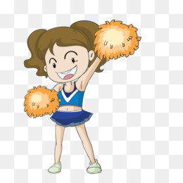 Cheerleader Clipart - Cheerleader Stunt Clipart Transparent PNG - Clip ...