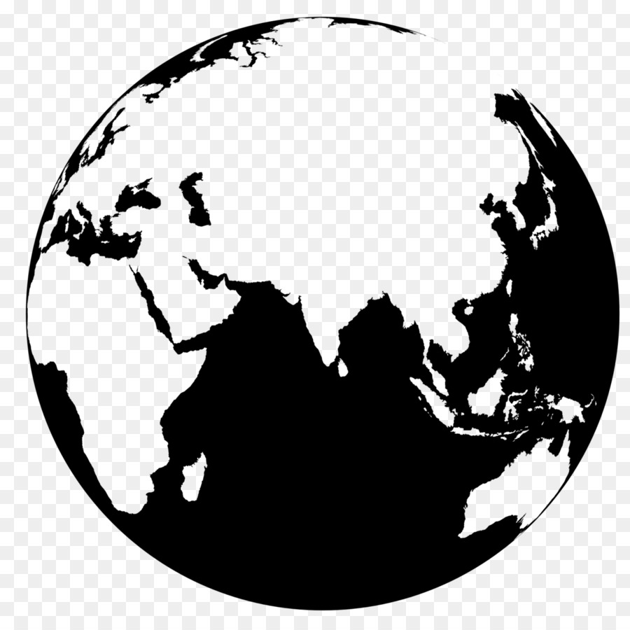 Planet Earth Black And White Vector Art, Icons, and Graphics for - Clip ...