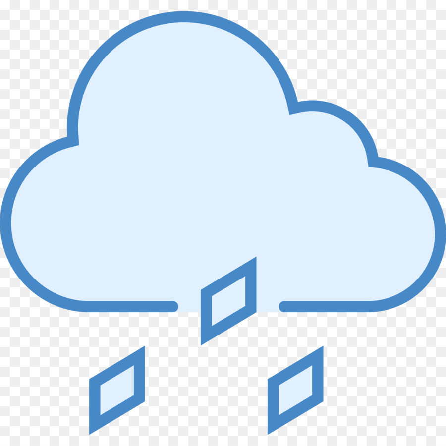 Light blue cloud with three diamond-shaped snowflakes falling beneath it, indicating snowfall weather.