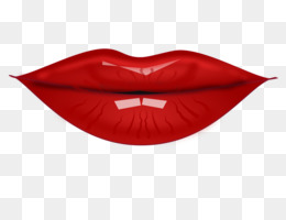 Red Lips Illustration - High-Quality PNG for Beauty & Design Projects