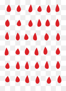 Red teardrop-shaped icons arranged in a grid on transparent background.