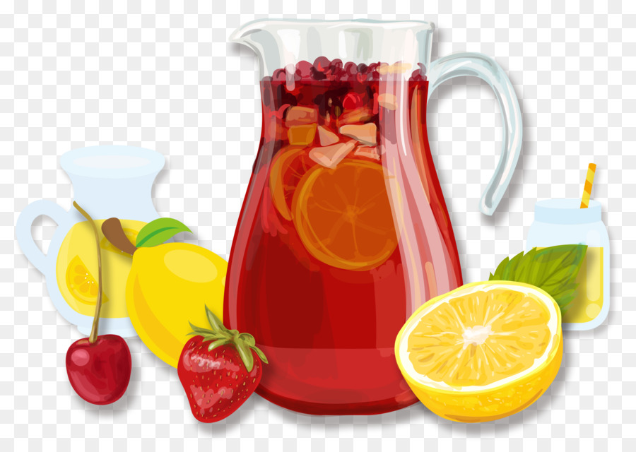 Free Vector | Watercolor painted sangria illustration - Clip Art Library