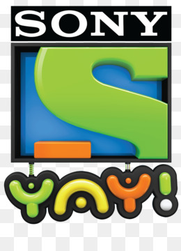Sony Yay! logo featuring a green stylized 'S' on a blue screen with colorful playful text below.