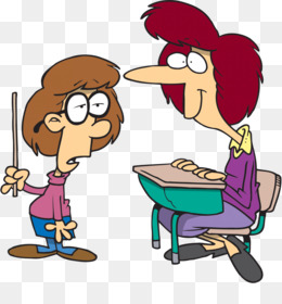 Teacher and Student Cartoon Illustration for Education Content