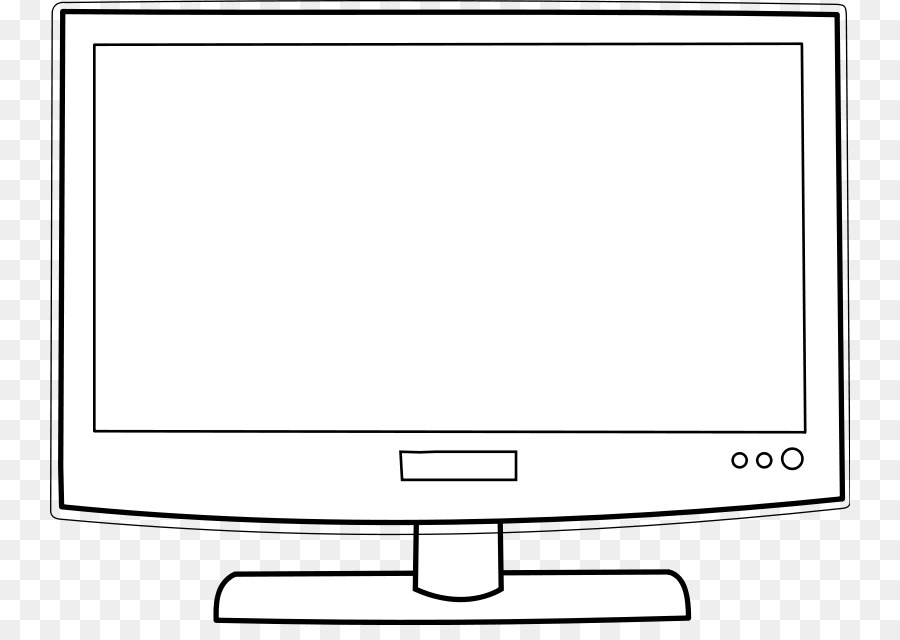 Line drawing of a flat-screen computer monitor with stand and control buttons.