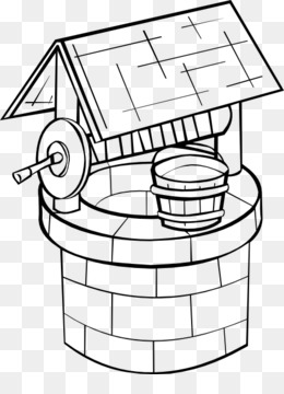 Classic Stone Well Illustration - Free Clipart for Educational & Design Use