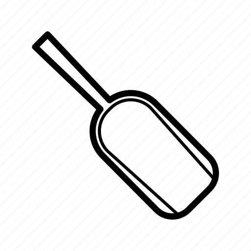 Black outline of a magnifying glass on a diagonal striped dark background.