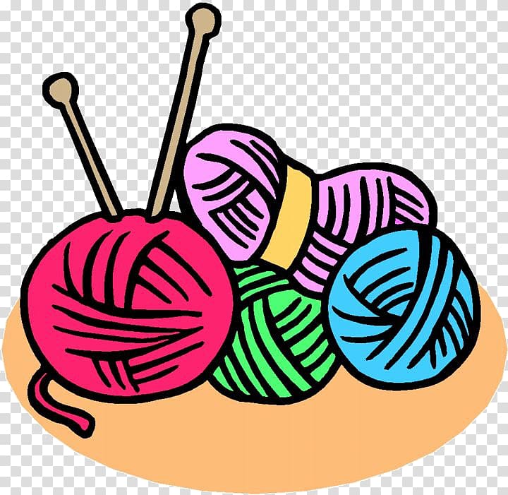 Premium Vector | Watercolor clip art hobby knitting and crocheting ...