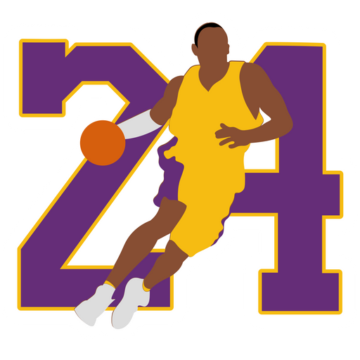 Kobe Bryant Cartoon Art - Clip Art Library - Clip Art Library