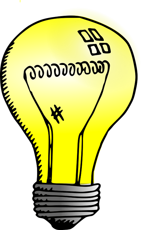 Lightbulb Illustration - Symbol of Creativity and Innovation
