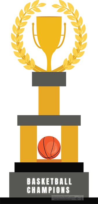 Vectors Golden Basketball Trophy Cup Prize Stock Vector (Royalty Free)  2042239736