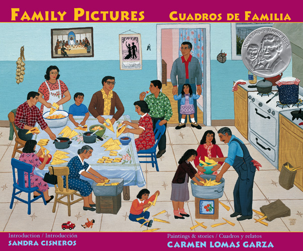 Family Pictures / Cuadros de Familia - Illustrated Bilingual Book by Carmen Lomas Garza