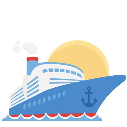 Bon Voyage Cruise Clipart Set - Hand Drawn Digital Clipart - Cruise 