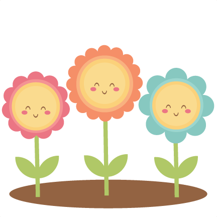 Cheerful Cartoon Flowers Illustration for Kids’ Content & Spring Themes