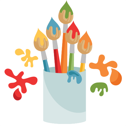Creative Paintbrush Illustration for Art and Craft Websites