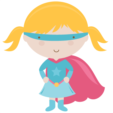 Superhero Girl Clipart - Free Download for Kids’ Projects & Educational Content