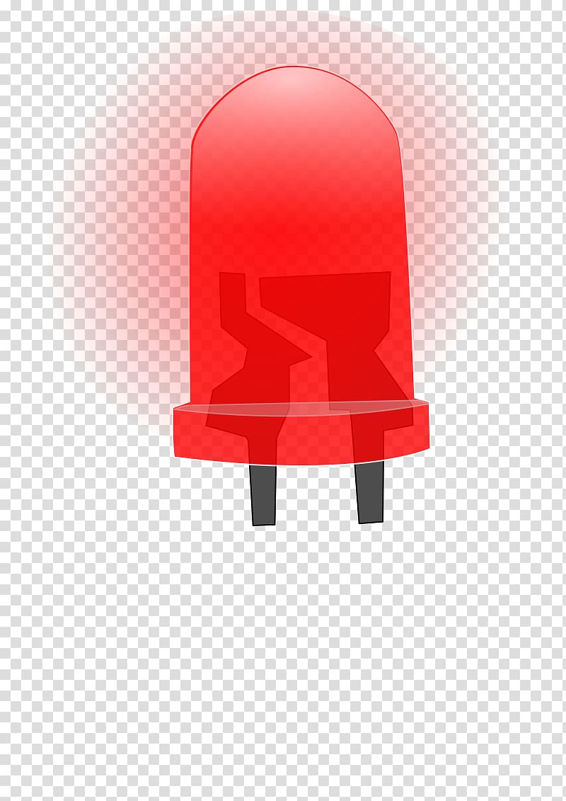Red LED Component - Visual Reference for Electronics Projects