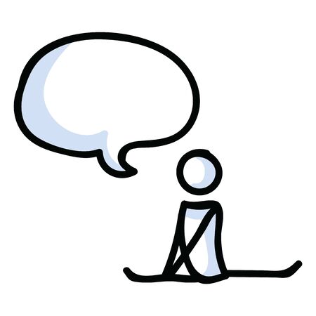 Reflective Thinking and Communication - Visual Metaphor for Mindfulness and Dialogue