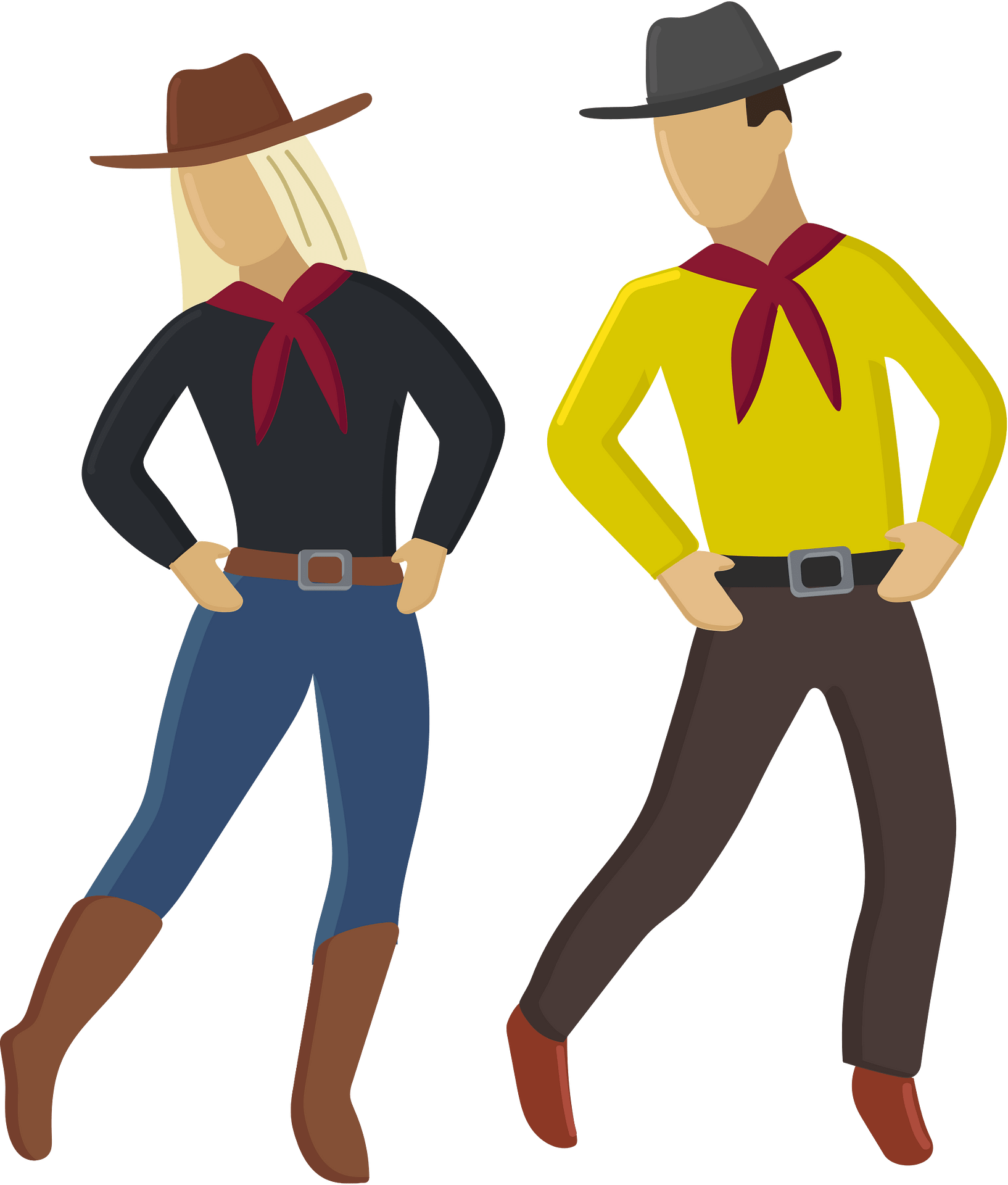 Line Dance Couple With Word Royalty Free Svg Cliparts Vectors Clip