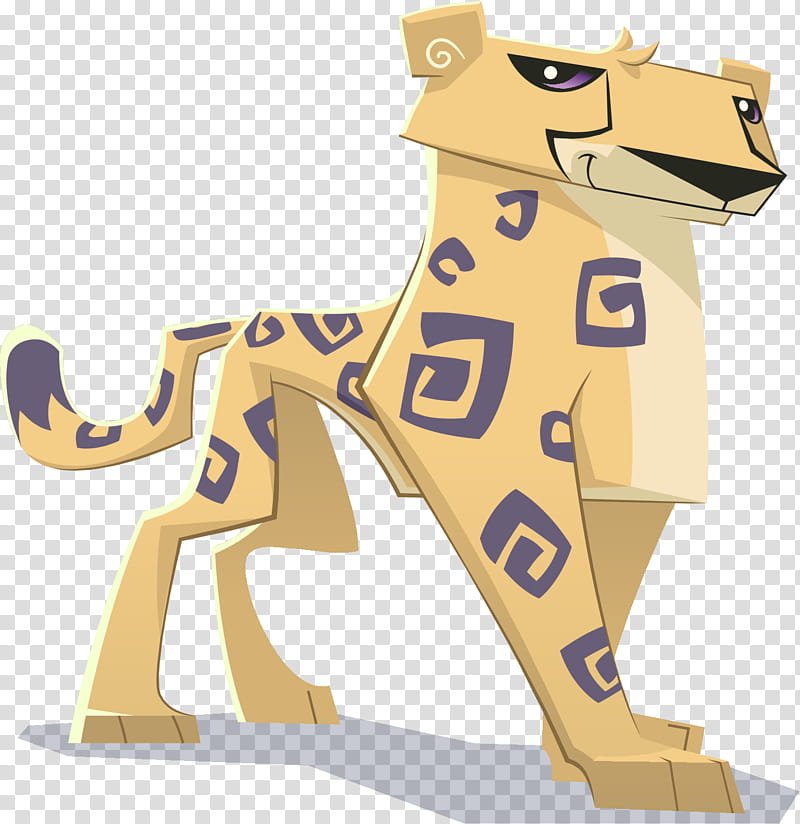 Geometric Cheetah Illustration - Free PNG Download