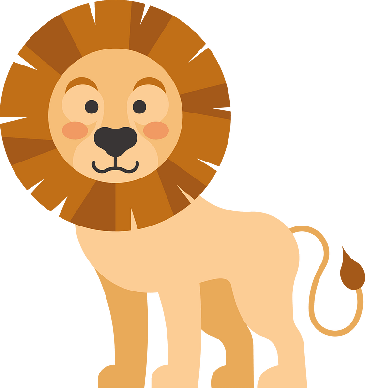 free lion - Clip Art Library