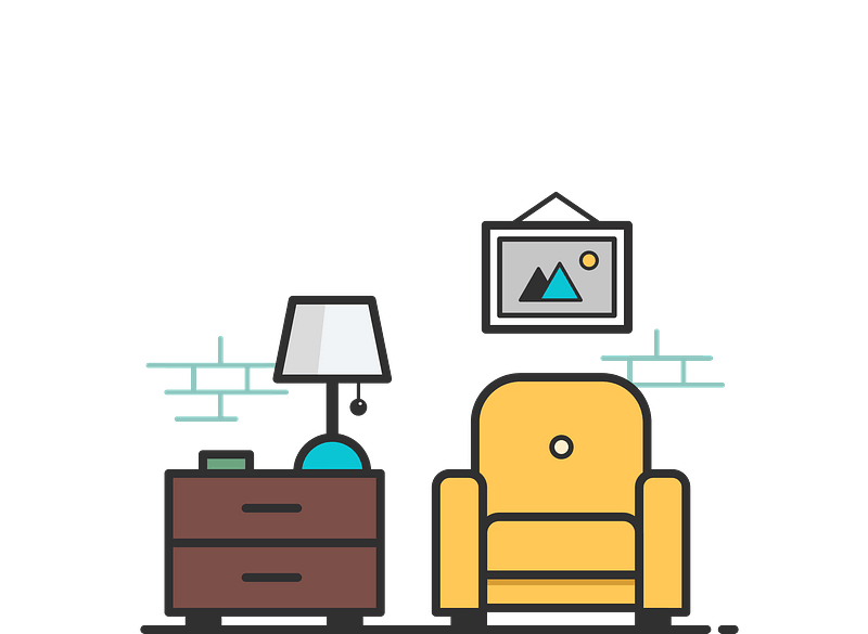 living room india clipart