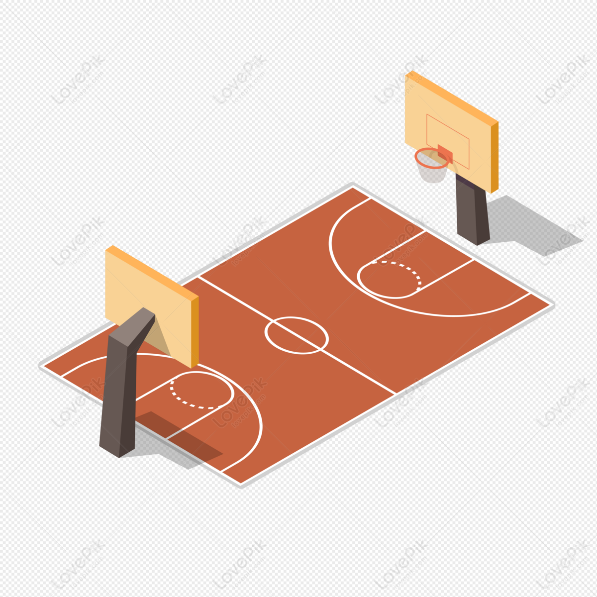 basketball court images clip art