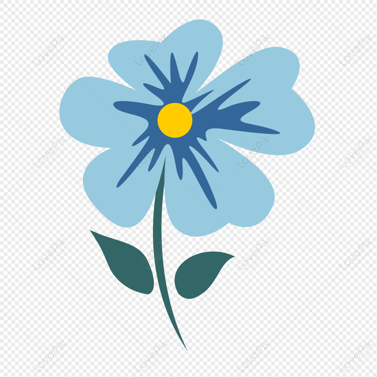 Blue Flower PNG, Clipart, Blue, Blue Flower, Clipart, Clip Art - Clip ...