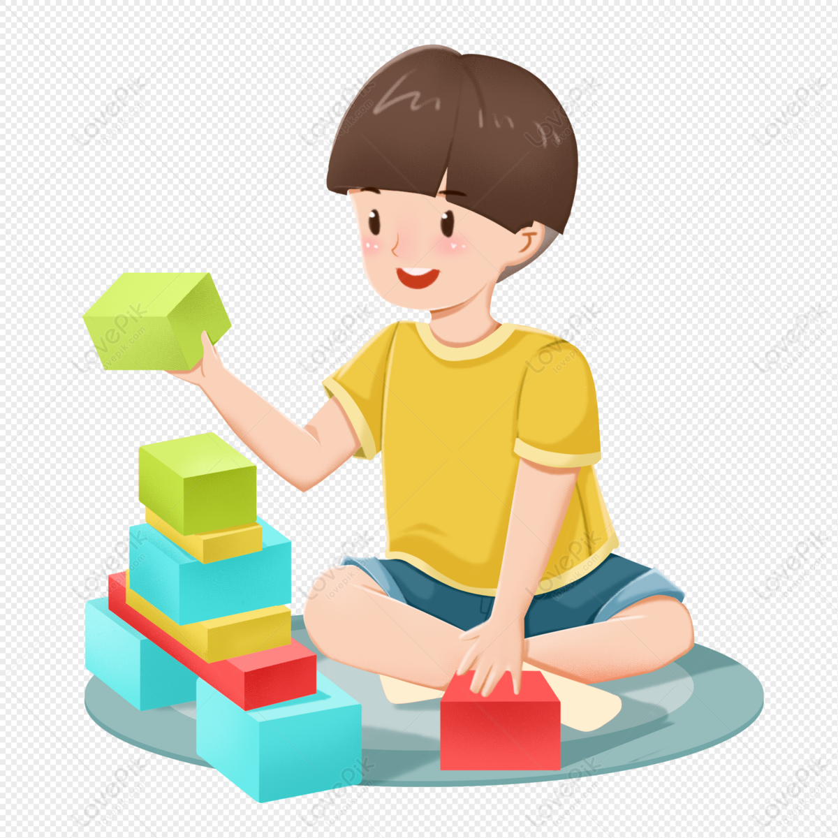 Boy Building Clipart - Free Download - Clip Art Library