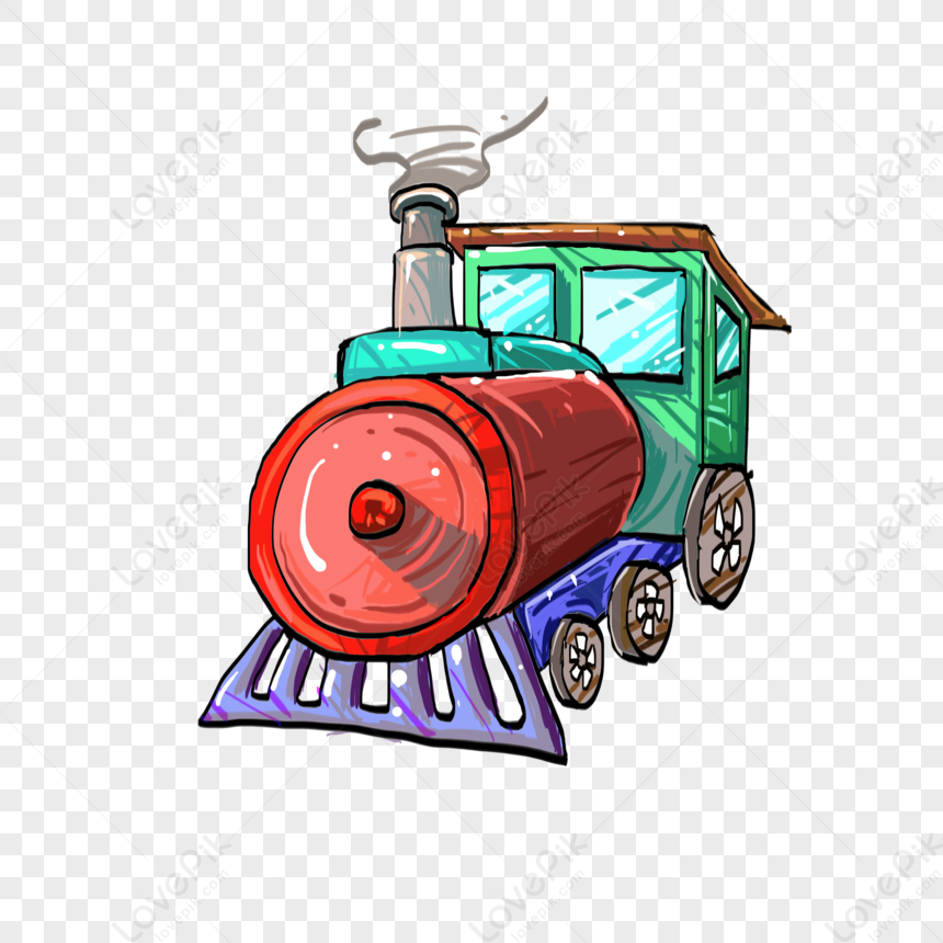 long-clipart-little-train-blue-red-train-cartoon-free-clip-art