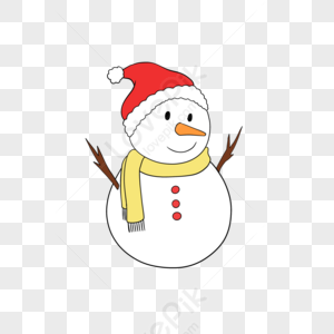 Cute Snowman Clipart - Free Download for Holiday Projects