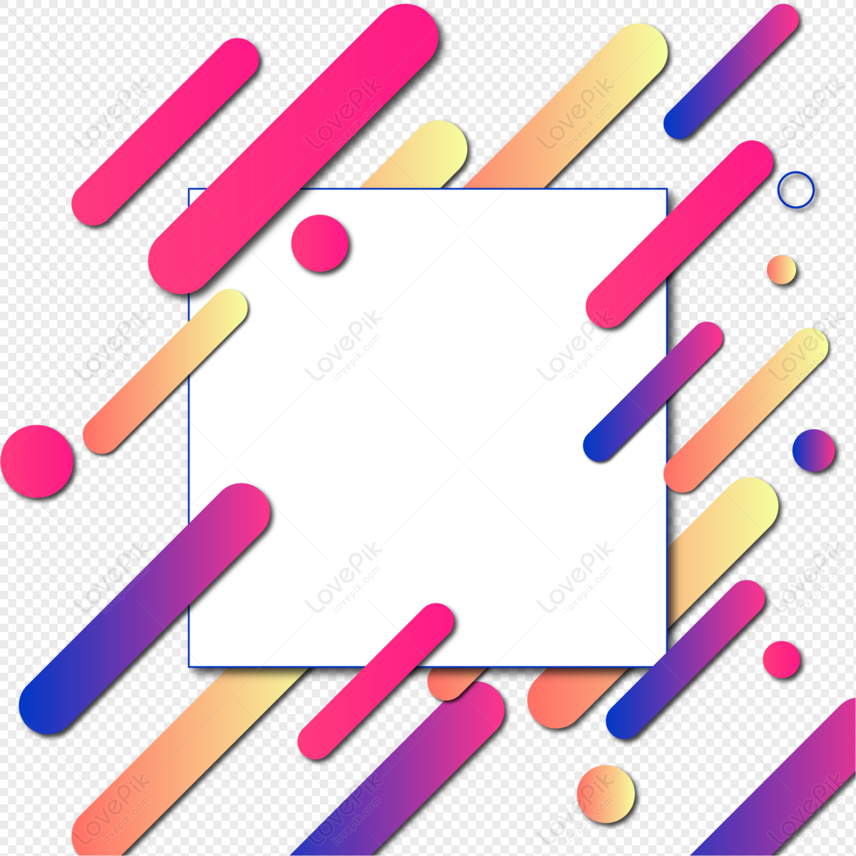 colorful abstract borders