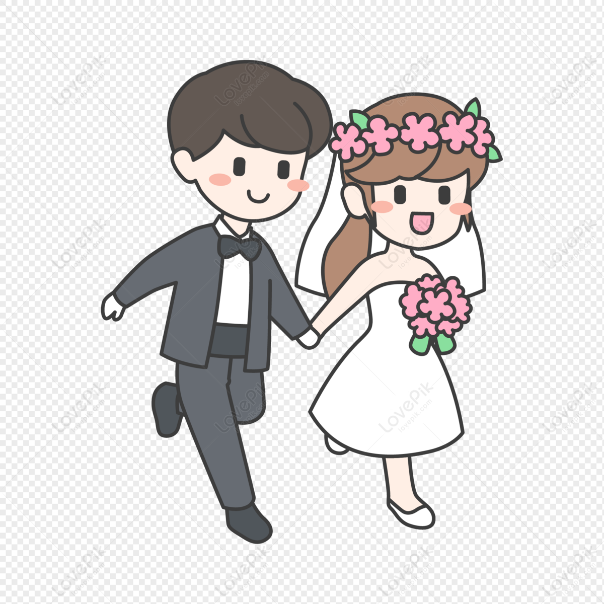 Wedding Couple Vector Art, Icons, and Graphics for Free Download - Clip ...