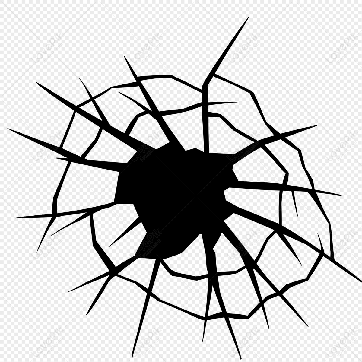 glass breaks - Clip Art Library