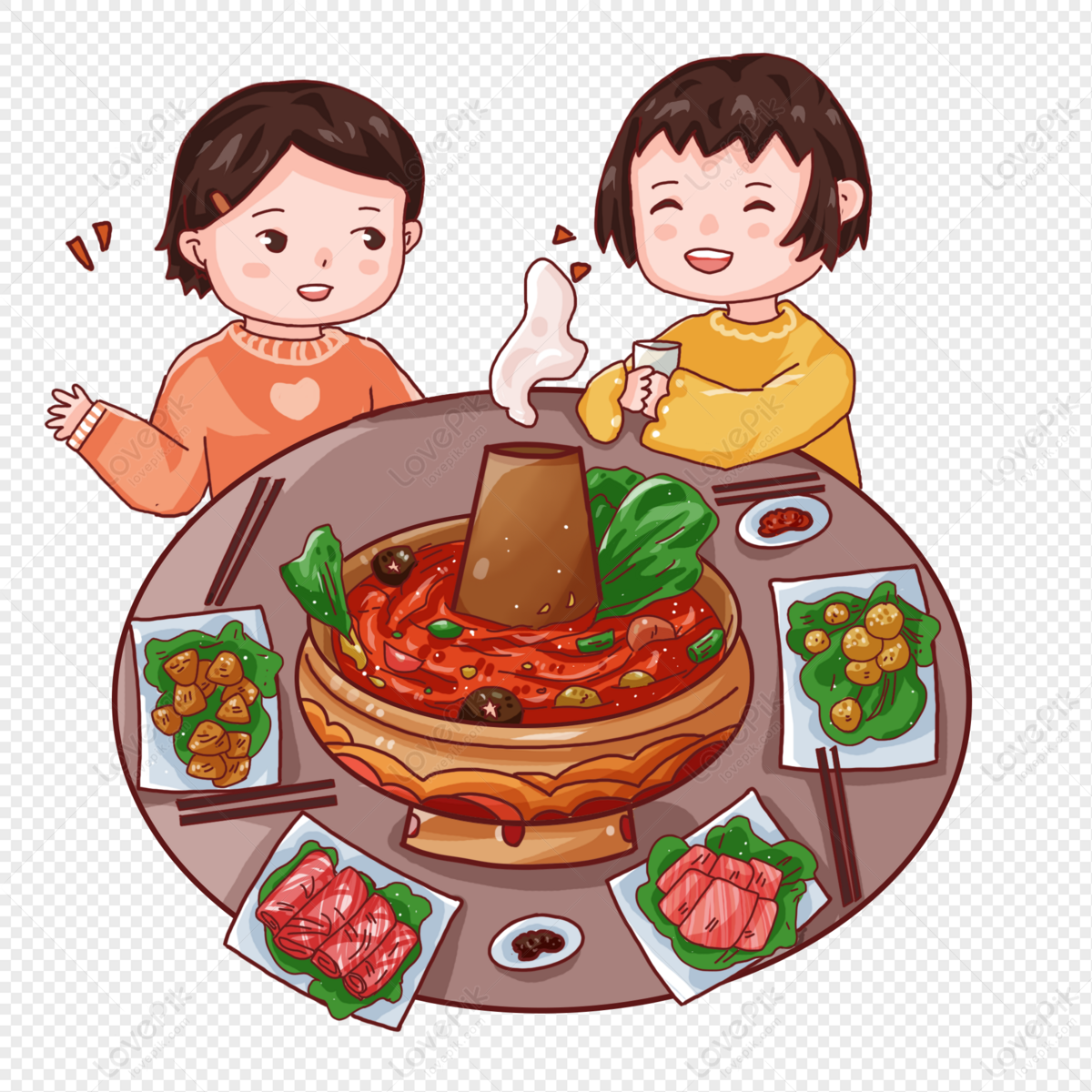 People Eating Clip Art Library