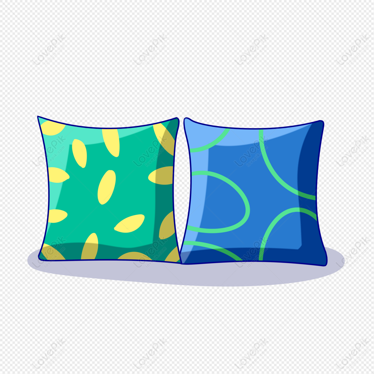 cushions - Clip Art Library