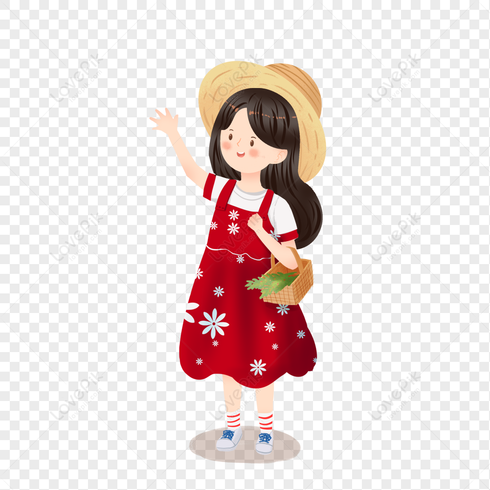 Girl Waving Clip Art - Girl Waving Image - Clip Art Library