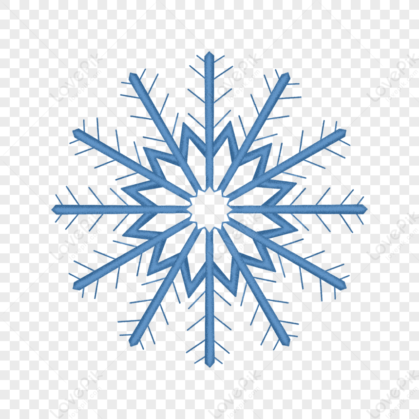 Snowflake Do A Dot - Small Simple Snowflakes Clipart, HD Png - Clip Art ...