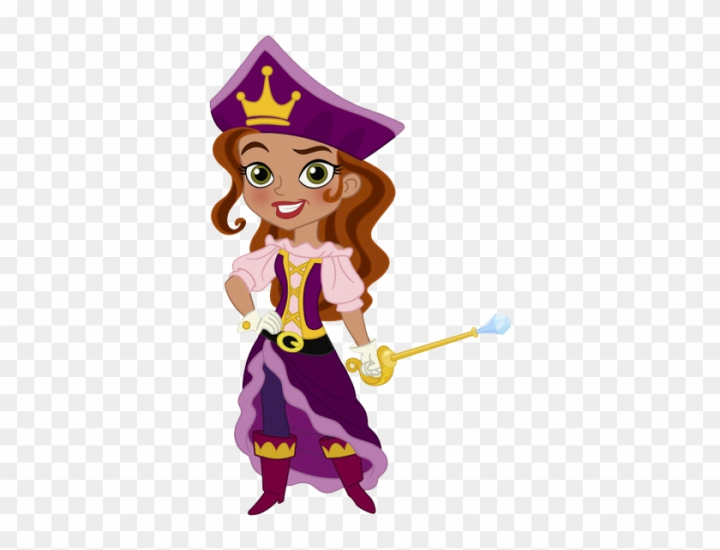 Pirate Princess Character Illustration - Free PNG Download