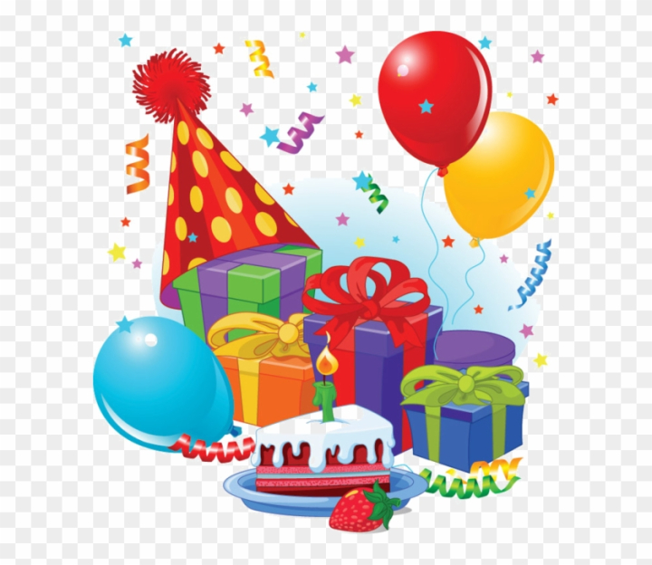 Festive Birthday Party Clipart - Free Download for Celebrations