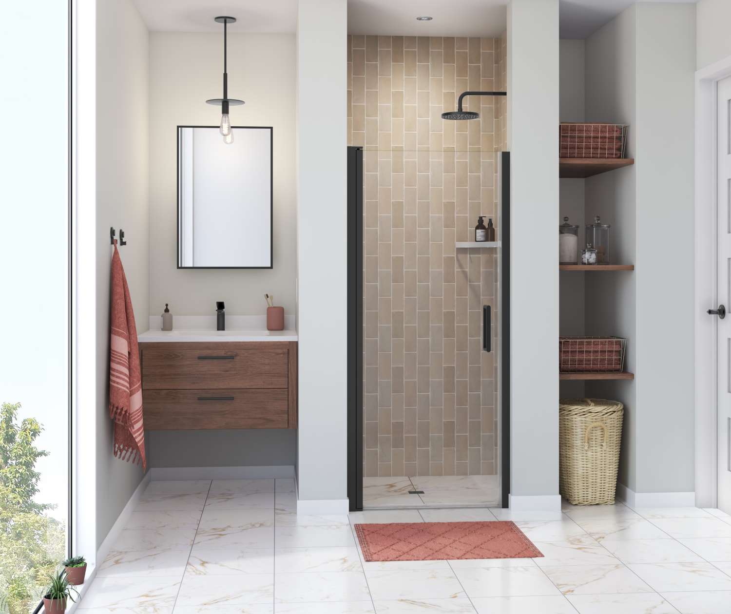 Contemporary Bathroom Design Ideas - Clean Lines & Natural Materials
