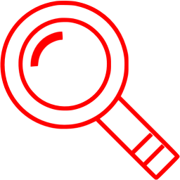 Solid red background with no additional elements or textures.