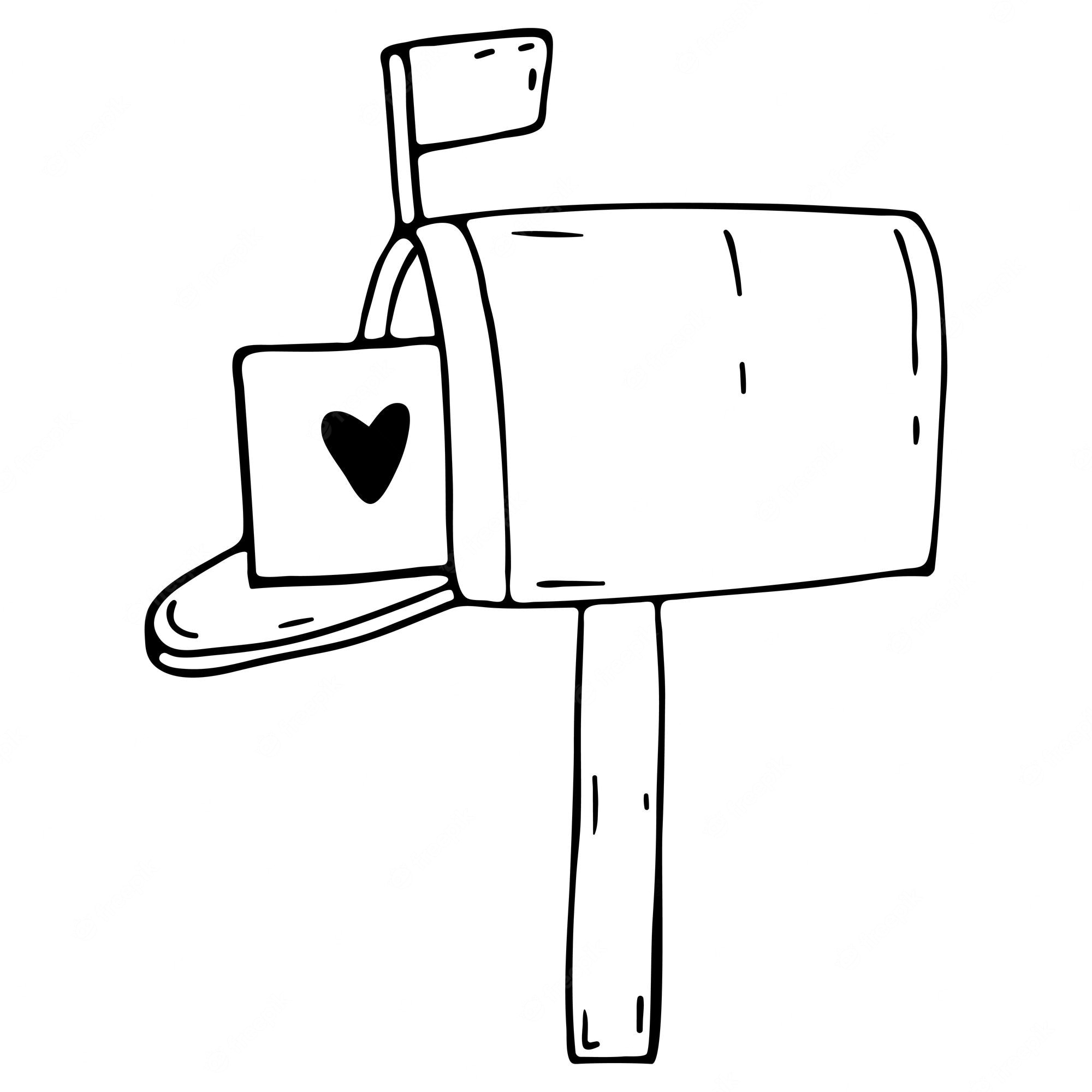 white mailboxs - Clip Art Library