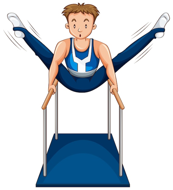 male gymnasts - Clip Art Library