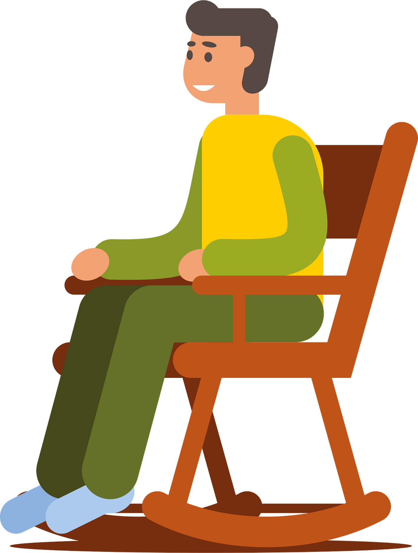 2 600 Rocking Chair Illustrations Royalty Free Vector Graphics Clip 